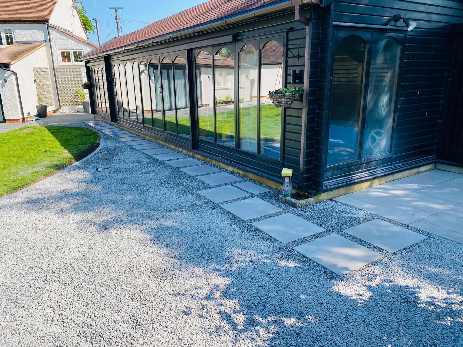Completed patio project